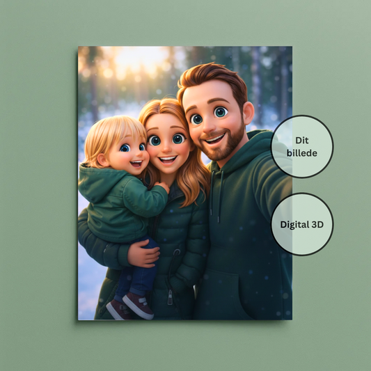 Digital 3D Style Plakat