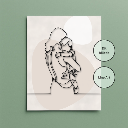 Line Art Style Plakat
