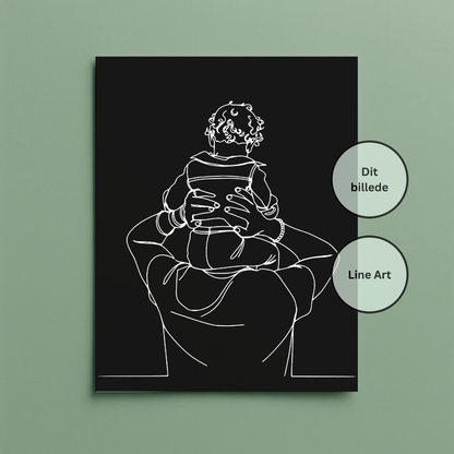 Line Art Style Plakat